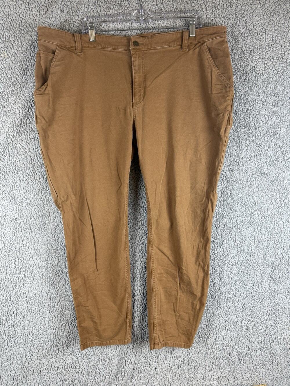 Carhartt Women’s Brown Rugged Flex Relaxed Fit Canvas Work Pants 20